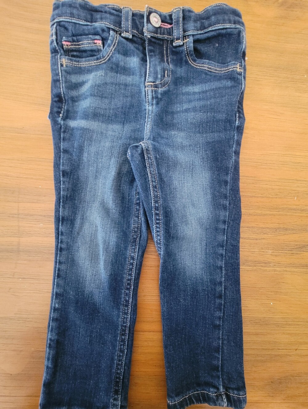 jumping beans dark blue skinny jeans with subtle fade
